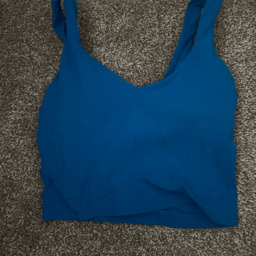 lululemon athletica Blue Tank Top